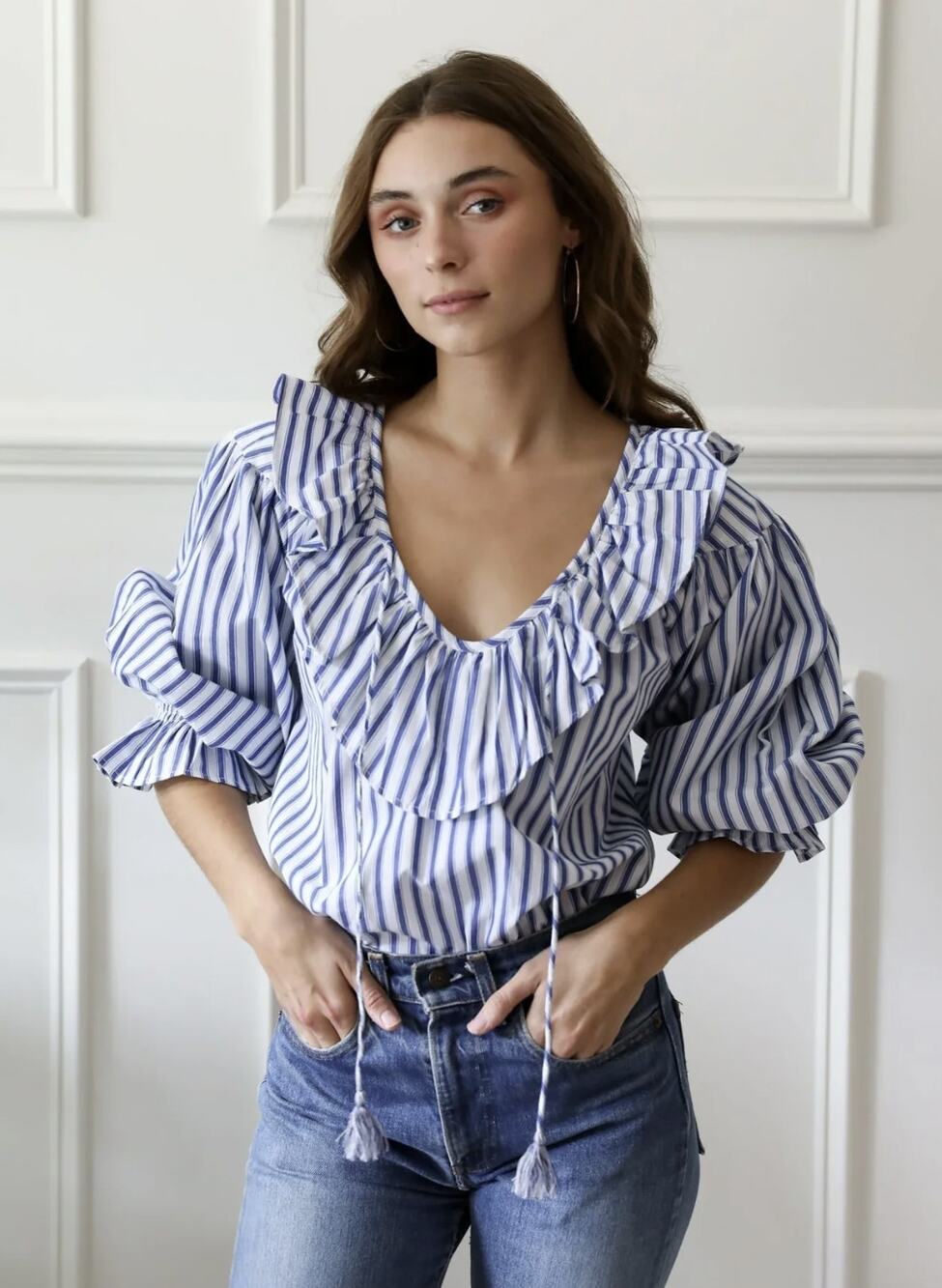 Mille Striped May Cotton Top